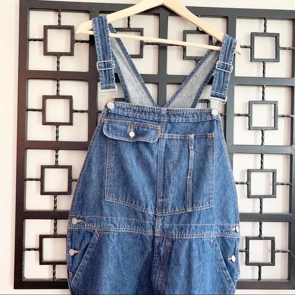 Vintage CK CALVIN KLEIN JEANS Baggy Denim Overalls - Picture 3 of 11
